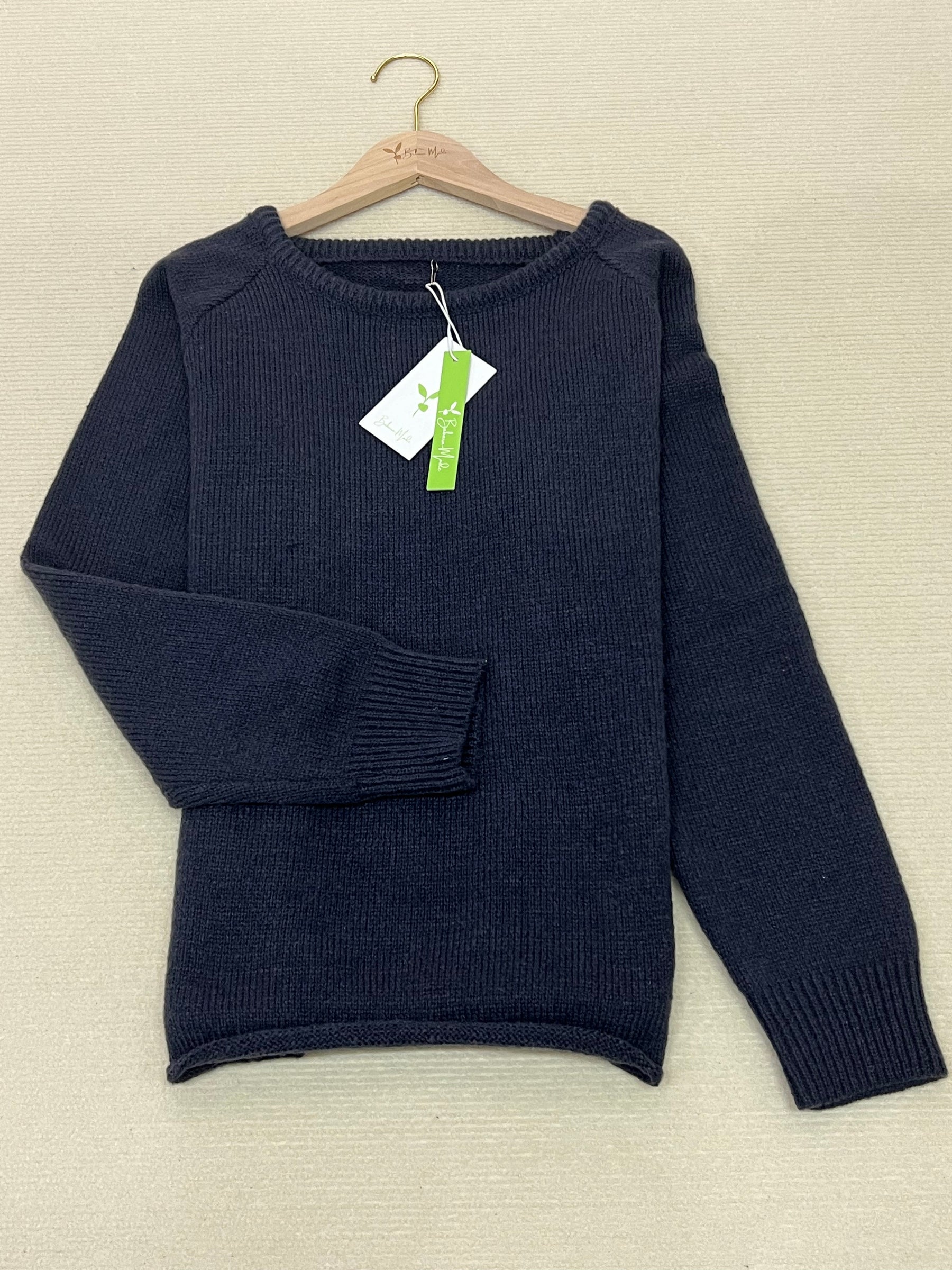 BlütenBliss® - Übergroßer Pullover aus Rippenstrick für Damen