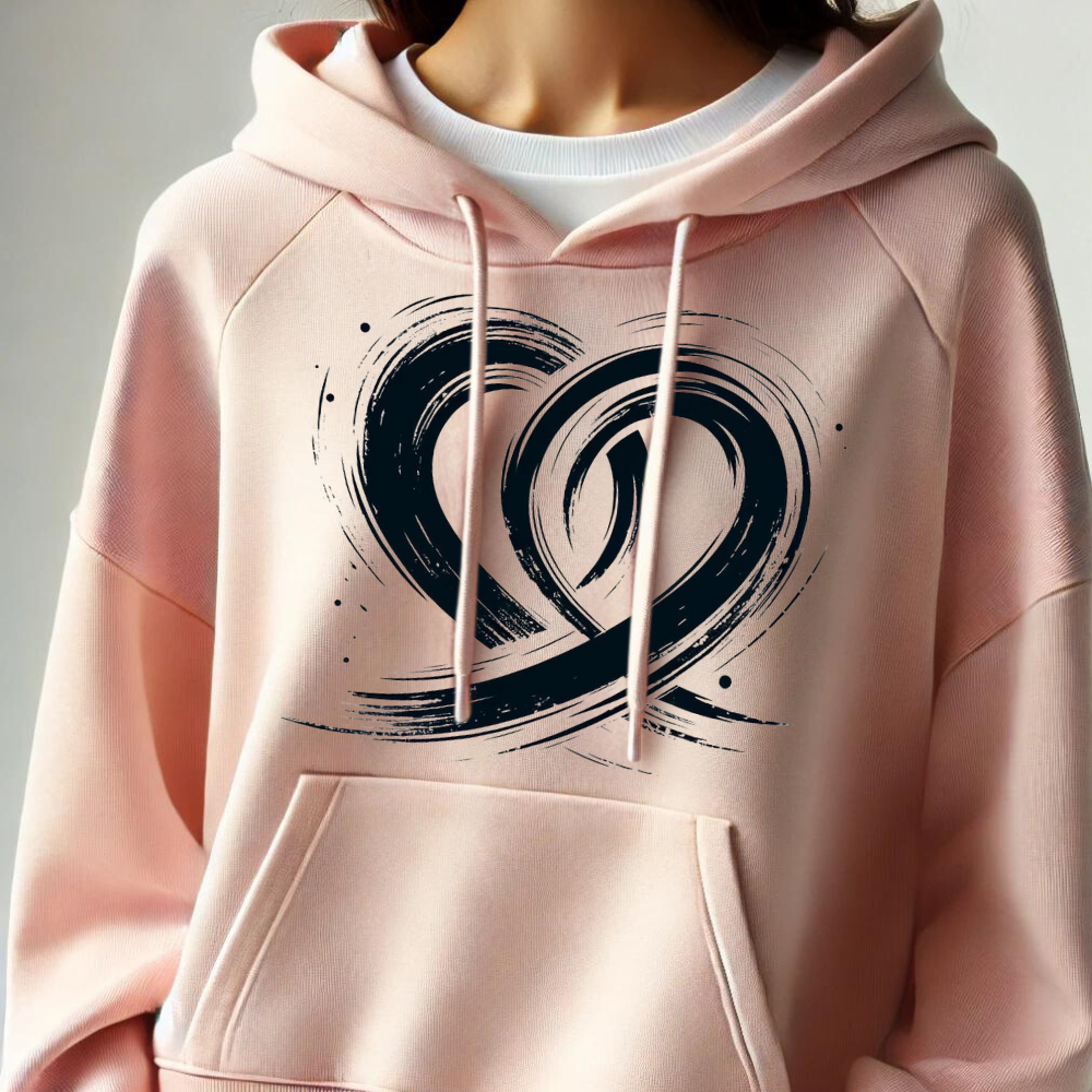 Abstrakte Liebe Hoodie