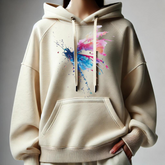 Künstlerischer Flügelschlag Hoodie