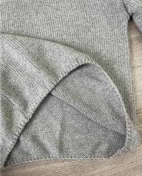 FallStil® - Baggy Plain Pullover mit hohem Halsausschnitt