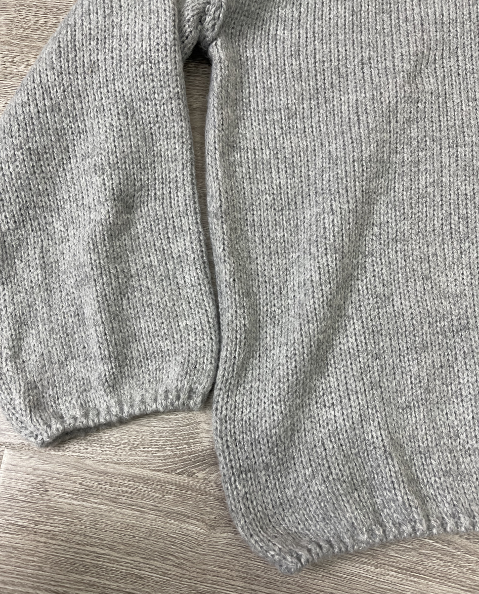 FallStil® - Baggy Plain Pullover mit hohem Halsausschnitt