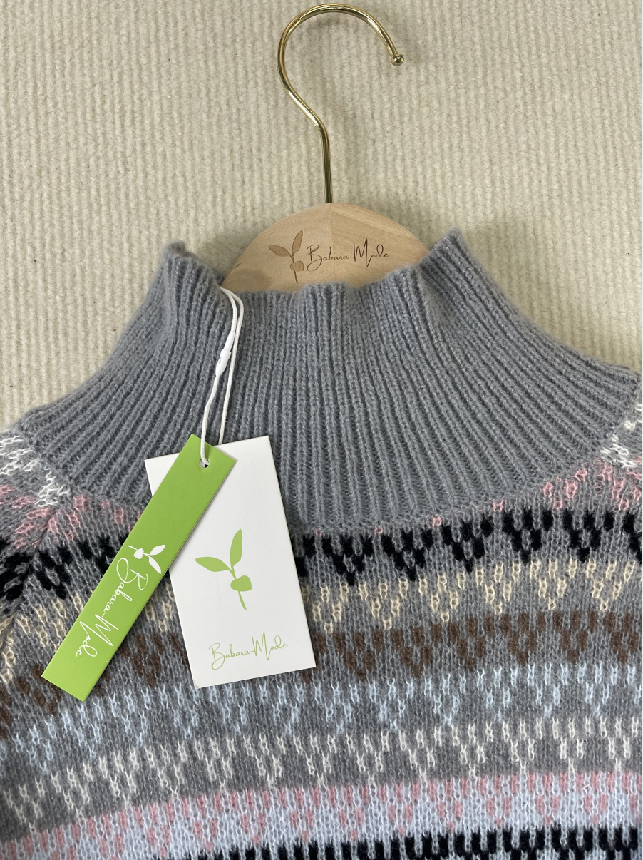 HerbstTrend® - Langärmeliger Pullover mit Fuzzy-Print