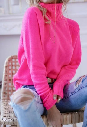 HerbstTrend® - Heller als die Sonne Rosa Pullover