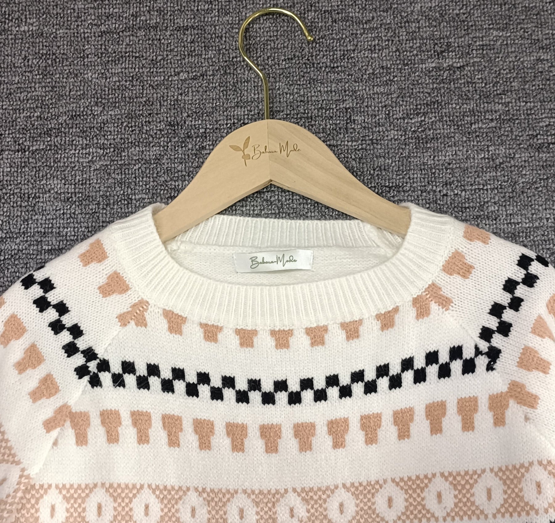 PureWear® - Vintage Inspo Norweger Pullover