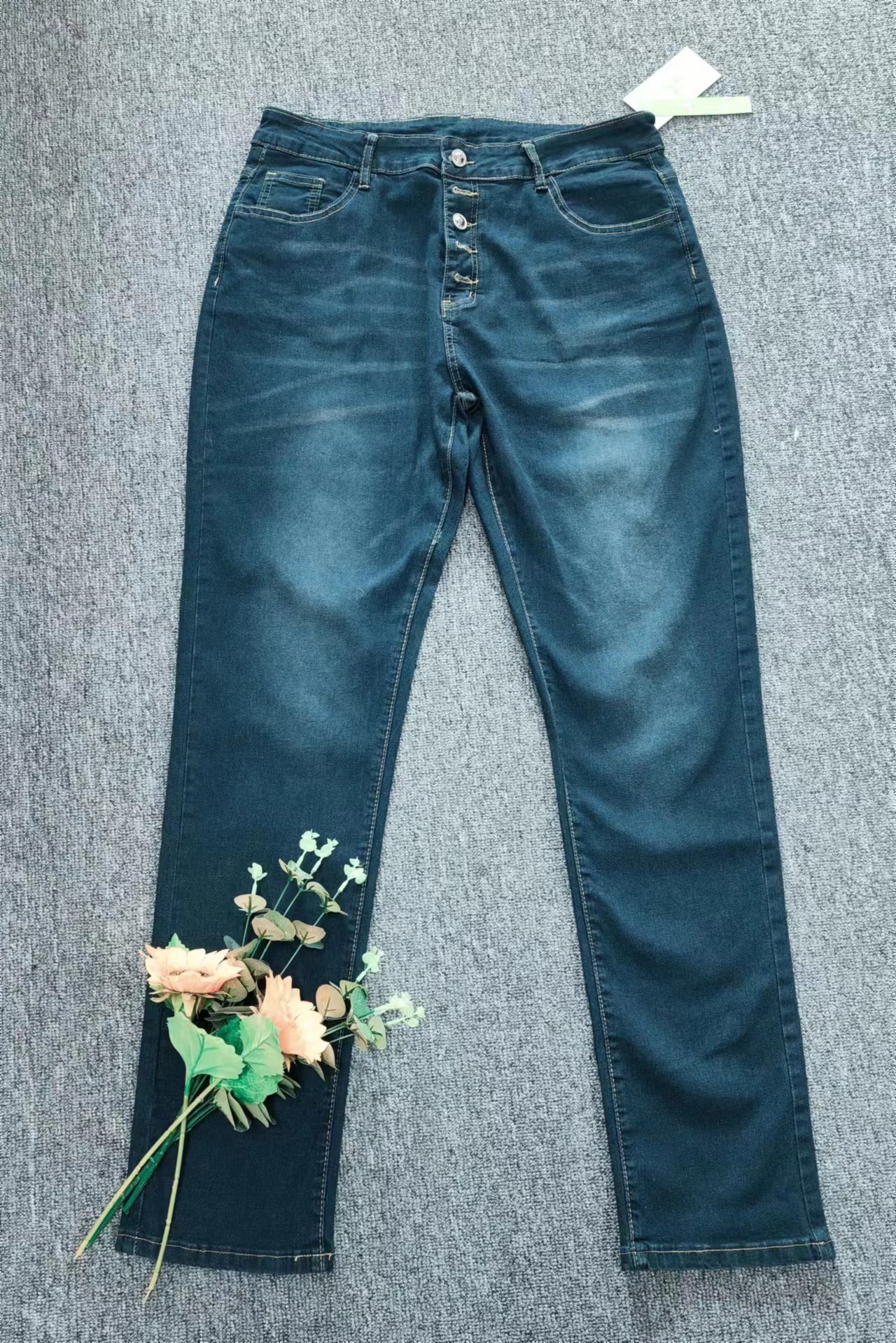 BMC® - Celestial Denim Geknöpfte Lässige Hose