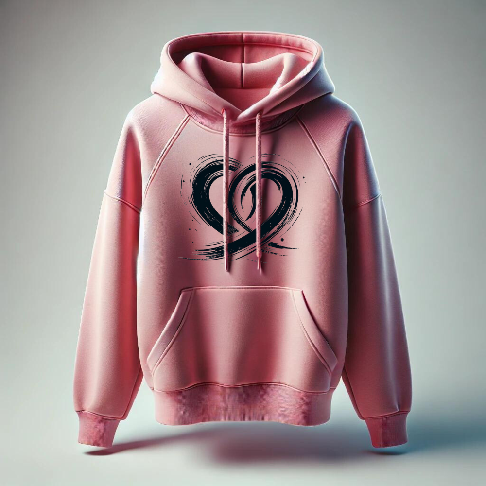 Abstrakte Liebe Hoodie