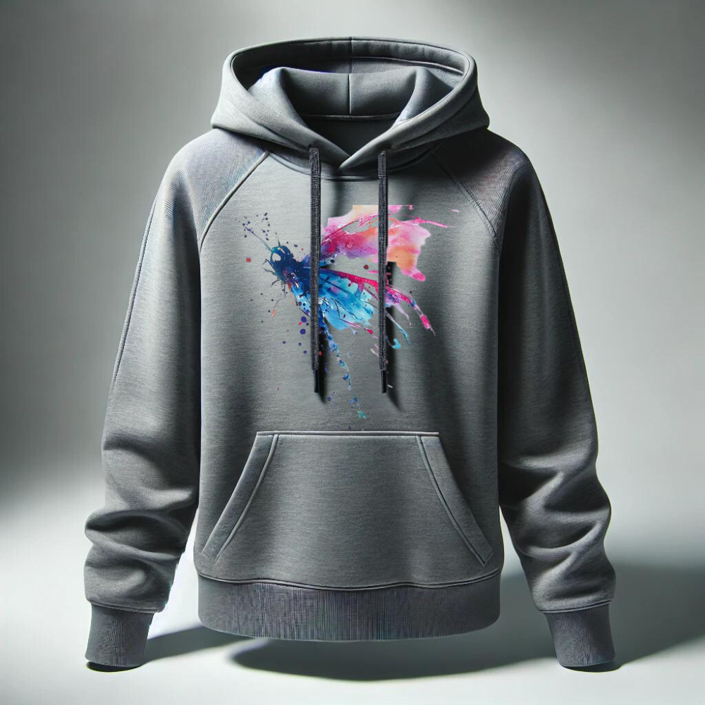 Künstlerischer Flügelschlag Hoodie