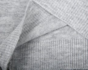 FallStil® - Grey Days Klassischer Pullover mit Knopfleiste