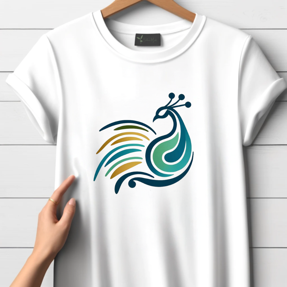 Eleganter Pfau T-Shirt