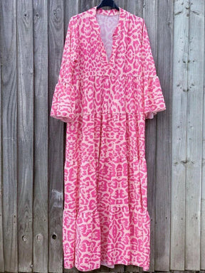 Raffiné® - Le Pink Chic Kleid mit Leopardenmuster