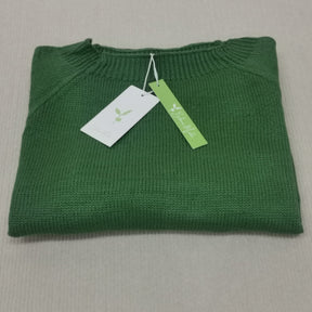 BlütenBliss® - Skyline Forest Mintgrüner bedruckter Langarmpullover