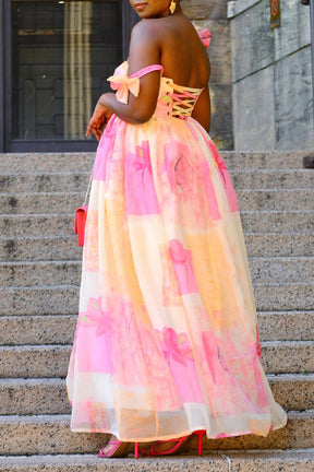 Eleganz Tie-Dye Kleid