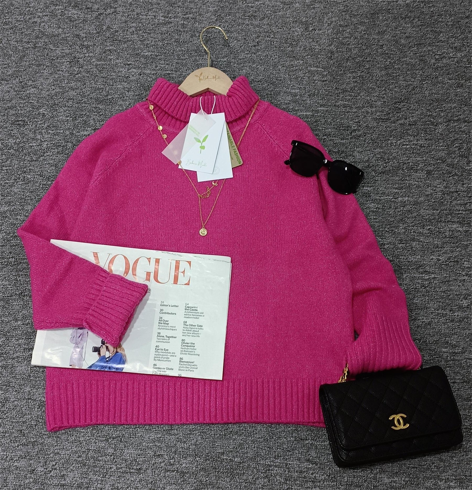 HerbstTrend® - Heller als die Sonne Rosa Pullover